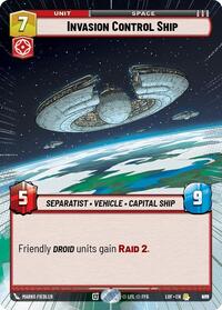 Invasion Control Ship (Hyperspace Foil) (909) [Legends of the Force]