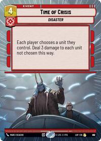 Time of Crisis (Hyperspace Foil) (917) [Legends of the Force]