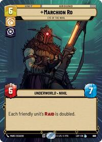 Marchion Ro - Eye of the Nihil (Hyperspace Foil) (926) [Legends of the Force]