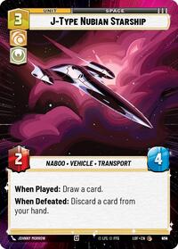 J-Type Nubian Starship (Hyperspace Foil) (934) [Legends of the Force]