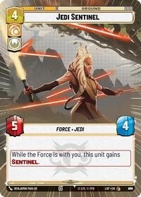 Jedi Sentinel (Hyperspace Foil) (936) [Legends of the Force]