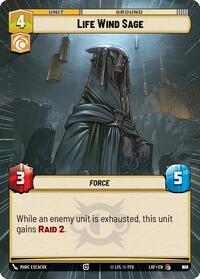 Life Wind Sage (Hyperspace Foil) (952) [Legends of the Force]
