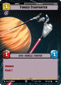Forged Starfighter (Hyperspace Foil) (968) [Legends of the Force]