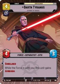 Darth Tyranus - Servant of Sidious (Hyperspace Foil) (971) [Legends of the Force]
