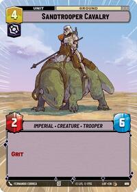 Sandtrooper Cavalry (Hyperspace Foil) (972) [Legends of the Force]