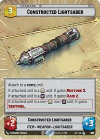Constructed Lightsaber (Hyperspace Foil) (1001) [Legends of the Force]