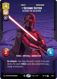 Second Sister - Seeking the Holocron (Prestige) (1023) [Legends of the Force]