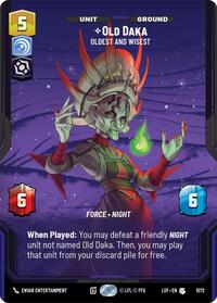 Old Daka - Oldest and Wisest (Prestige Foil) (1072) [Legends of the Force]