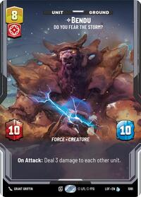 Bendu - Do You Fear the Storm? (Prestige Foil) (1091) [Legends of the Force]