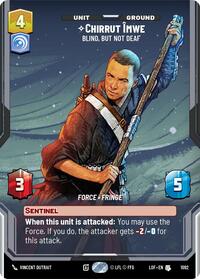 Chirrut Imwe - Blind, but not Deaf (Prestige Foil) (1092) [Legends of the Force]