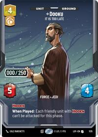 Dooku - It Is Too Late (Serialized) (1135) [Legends of the Force]