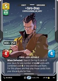 Sifo-Dyas - Commissioning An Army (Serialized) (1141) [Legends of the Force]