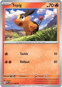 Tepig (011/086) [SV: White Flare]