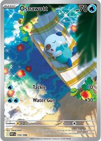 Oshawott - 105/086 (105/086) [SV: White Flare]