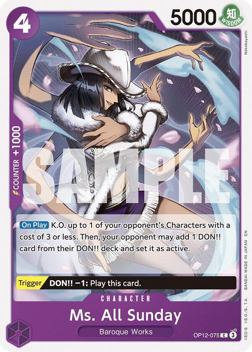 Ms. All Sunday (OP12-075) [Legacy of the Master]