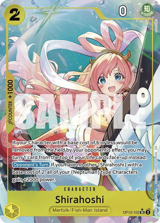 Shirahoshi (Alternate Art) (OP12-102) [Legacy of the Master]