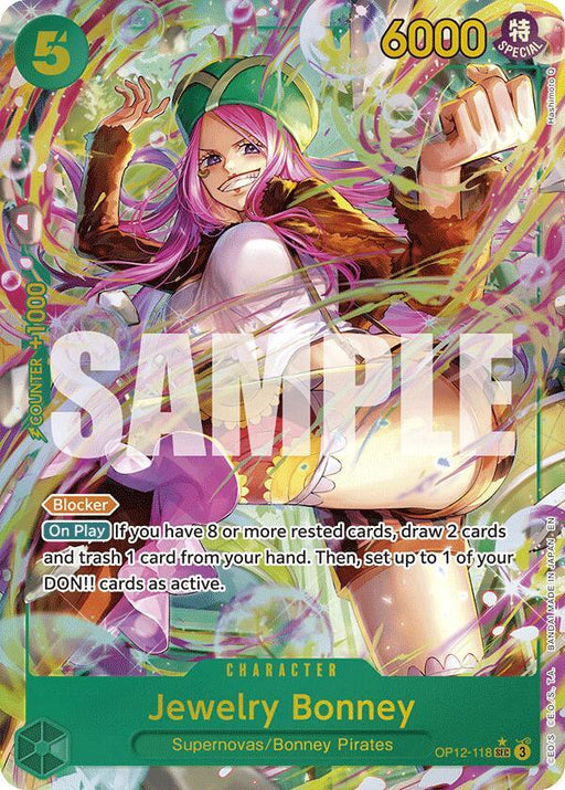 Jewelry Bonney (118) (Alternate Art) (OP12-118) [Legacy of the Master]