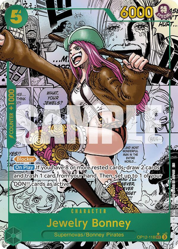Jewelry Bonney (118) (Manga) (OP12-118) [Legacy of the Master]
