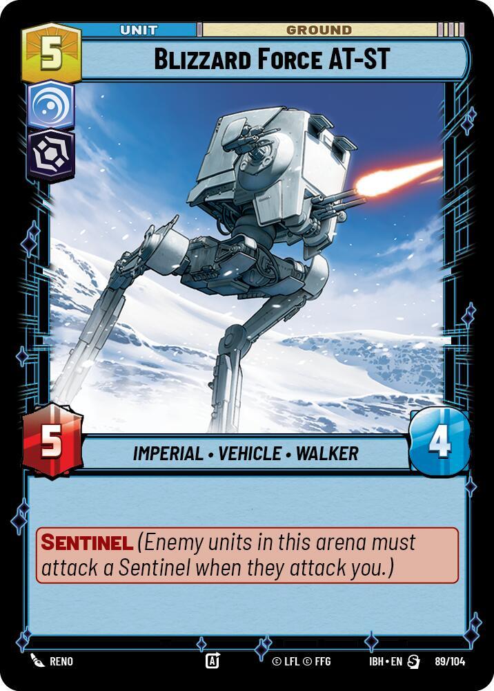 Blizzard Force AT-ST (89/104) [Intro Battle: Hoth]