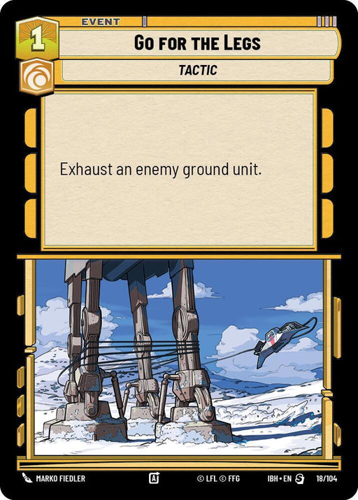 Go for the Legs (18/104) [Intro Battle: Hoth]