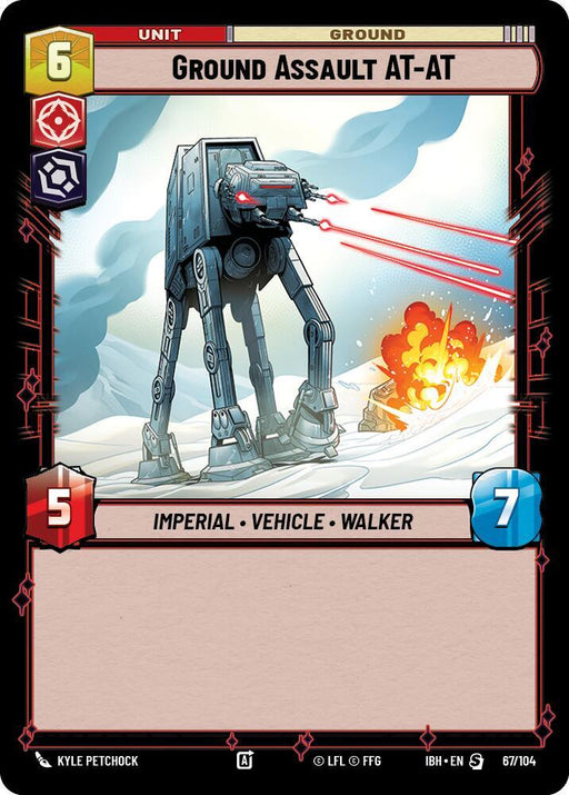 Ground Assault AT-AT (67/104) [Intro Battle: Hoth]