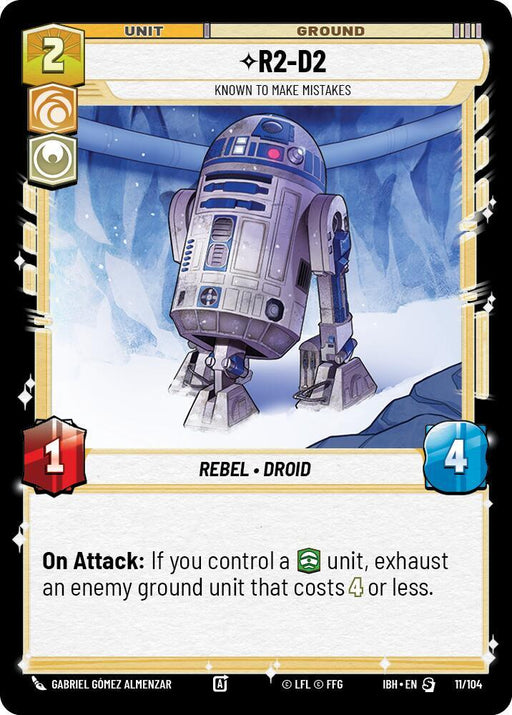 R2-D2 - Known to Make Mistakes (11/104) [Intro Battle: Hoth]