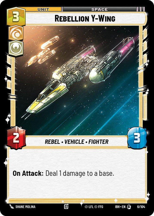 Rebellion Y-Wing (6/104) [Intro Battle: Hoth]