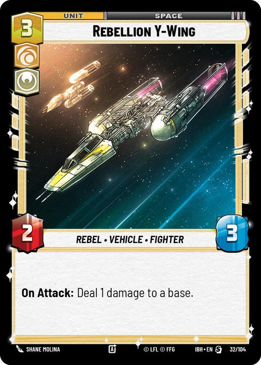 Rebellion Y-Wing (32/104) [Intro Battle: Hoth]