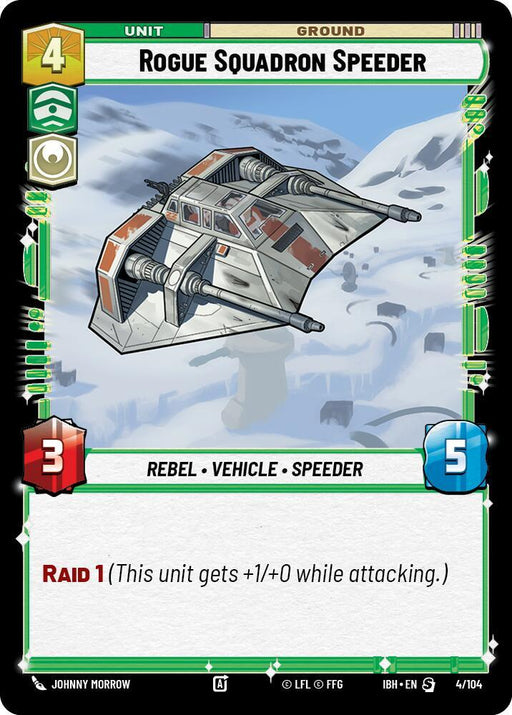 Rogue Squadron Speeder (4/104) [Intro Battle: Hoth]