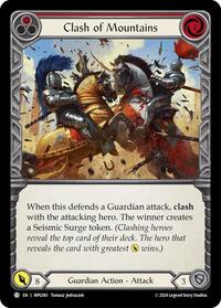Clash of Mountains (Red) (MPG061) [Mastery Pack Guardian]