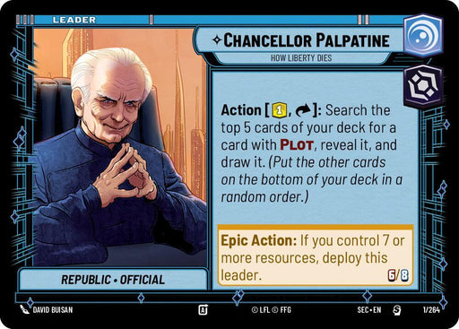 Chancellor Palpatine - How Liberty Dies (1/264) [Secrets of Power]