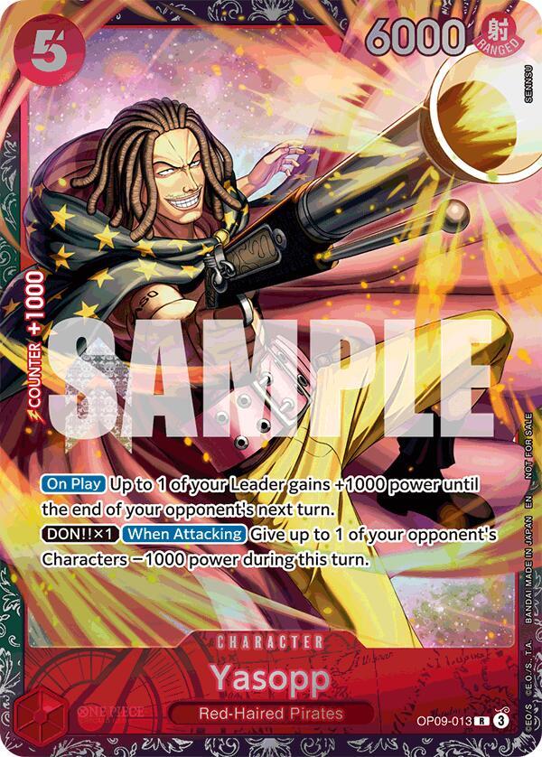 Yasopp (Championship 25-26 Offline Regionals Season 2) (OP09-013) [One Piece Promotion Cards]