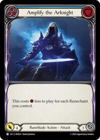 Amplify the Arknight (Blue) (AVS023) [Armory Deck: Legends Viserai]