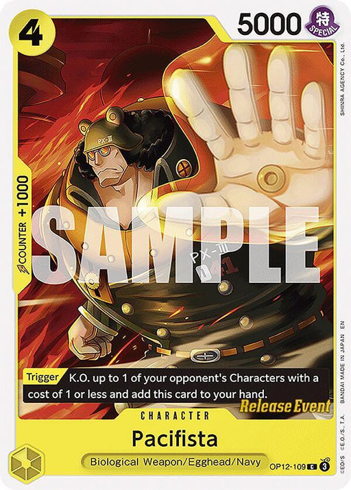 Pacifista (OP12-109) [Legacy of the Master Release Event Cards]