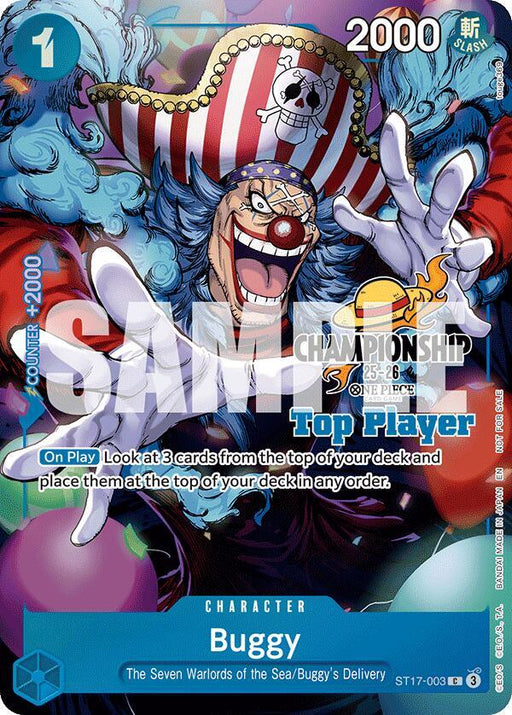 Buggy (CS 25-26 Top Player Pack) (ST17-003) [One Piece Promotion Cards]