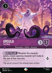 Ursula - Sea Witch (Epic) (208/204) [Fabled]