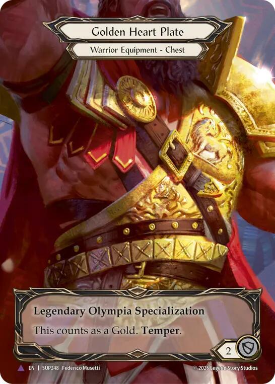 Golden Heart Plate (Marvel) (SUP248) [Super Slam]