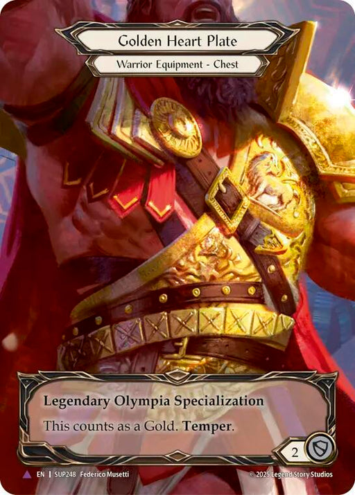 Golden Heart Plate (Marvel) (SUP248) [Super Slam]
