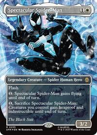 Spectacular Spider-Man (0235) (Borderless) (Textured Foil) (235) [Marvel's Spider-Man]