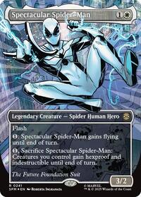 Spectacular Spider-Man (0241) (Borderless) (Textured Foil) (241) [Marvel's Spider-Man]