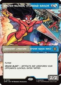 Spider-Woman, Stunning Savior (Borderless) (230) [Marvel's Spider-Man]
