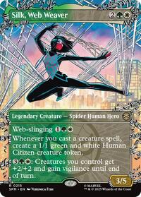 Silk, Web Weaver (Borderless) (215) [Marvel's Spider-Man]