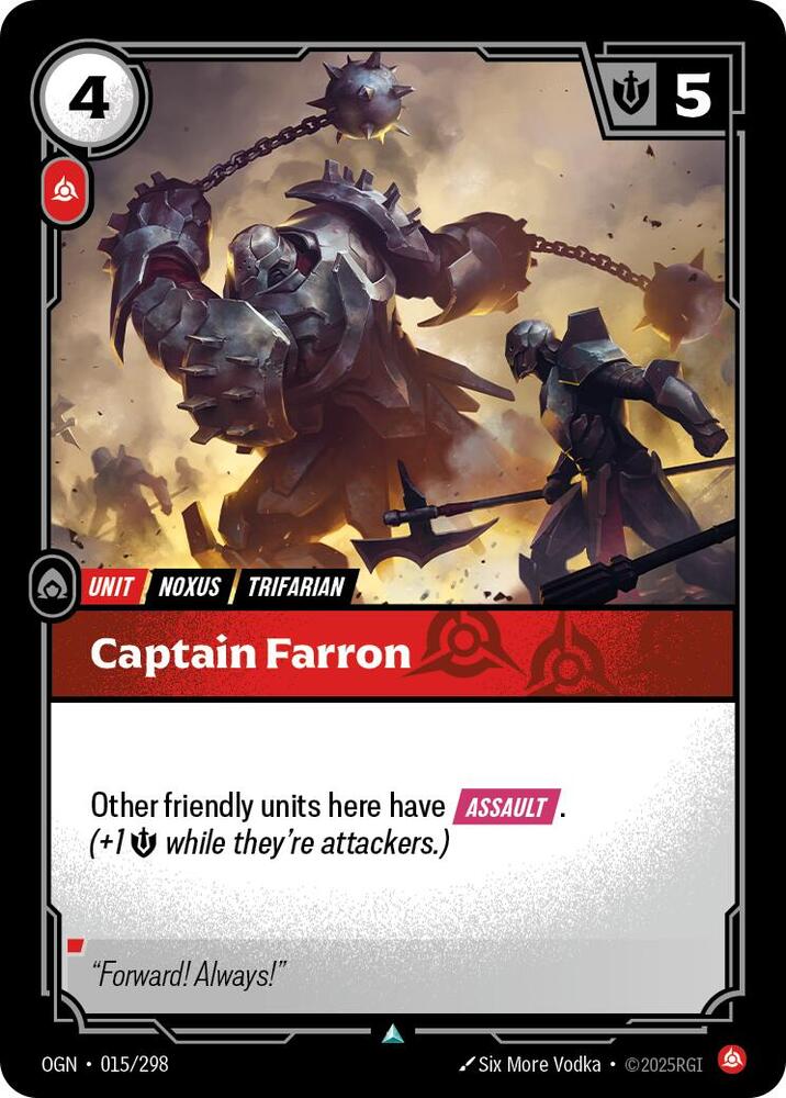Captain Farron (015/298) [Origins]