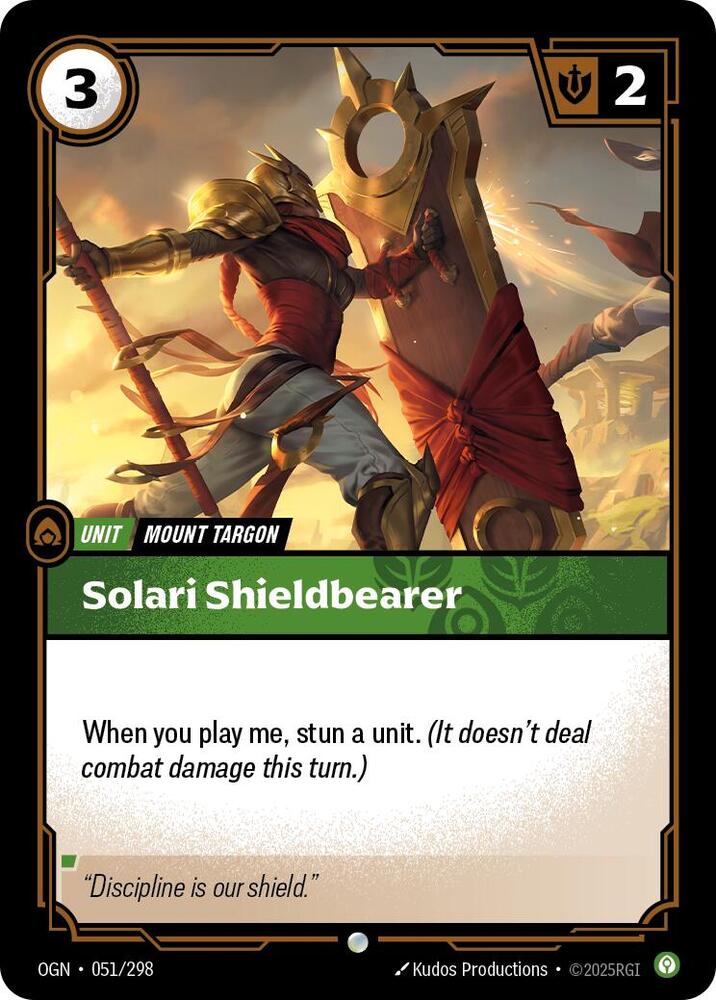 Solari Shieldbearer (051/298) [Origins]