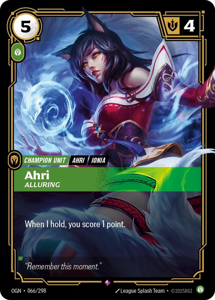 Ahri - Alluring (066/298) [Origins]