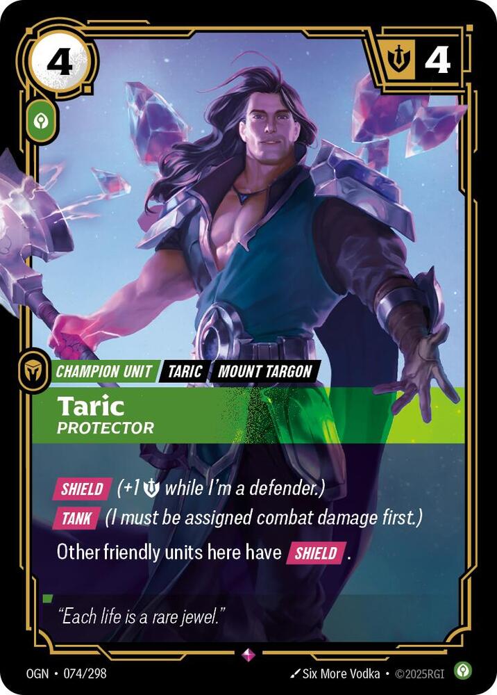 Taric - Protector (074/298) [Origins]