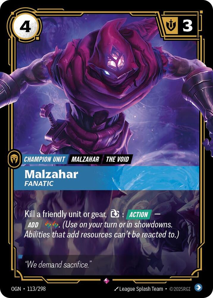 Malzahar - Fanatic (113/298) [Origins]