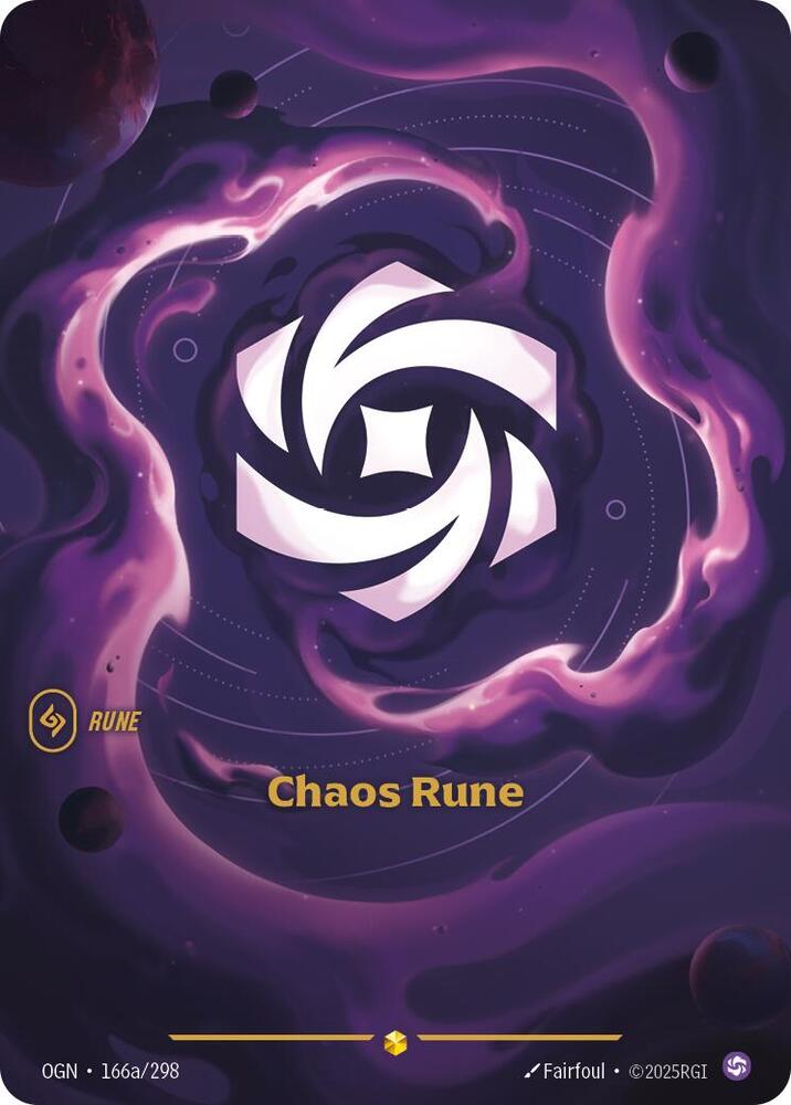 Chaos Rune (Alternate Art) (166a/298) [Origins]