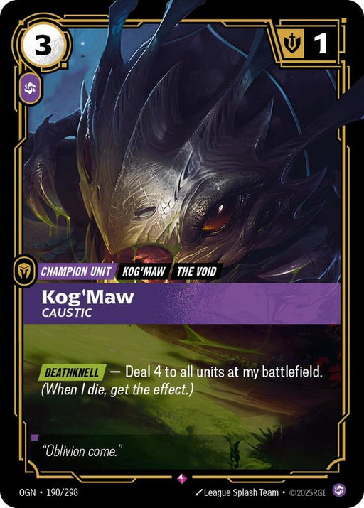Kog'Maw - Caustic (190/298) [Origins]