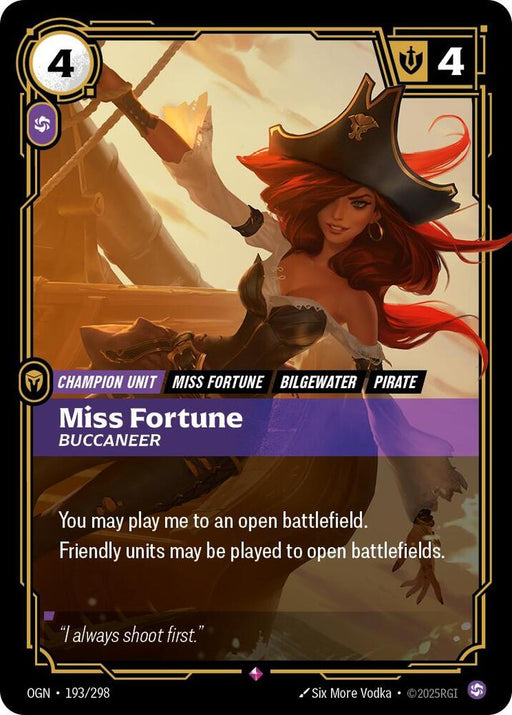 Miss Fortune - Buccaneer (193/298) [Origins]